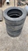 (4) 225/55R 17 car tires