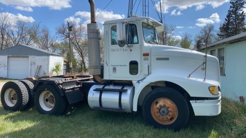 *1998 IH 9100 T/A Hwy Tractor, 517,883 original kms showing, VIN#2HSFRALR8WC066966, SAFETIED Owner: Melvin J Lee Seller: Fraser Auction__________