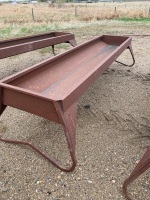 10' metal feed trough F33