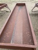 10' metal feed trough F33 - 2