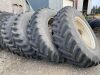 *(4) Titan 520/85R38 rubber on rims