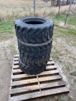 Used 12x16.5 skid steer tires (F93)