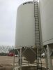 4000 Bushel Magnum F Westeel epoxy coated hopper bottom bin on triple skid - Approx 10 years old