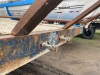 1995 48' Markham Highboy flat deck tri-axle Trailer with bale railing VIN# 2W9TFS53ES0057025, Owner: Victor Baraniuk, Seller: Fraser Auction_______ ***TOD*** F91 - 4