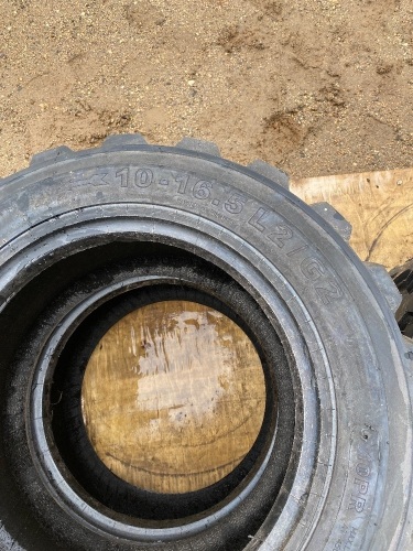 *10.5 x 16 Skid Steer Tires (F31) 