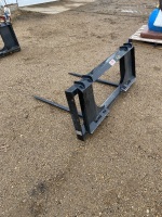 Bale Forks - skid steer mount (F31)