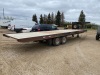 2013 26' Gooseneck Trailer, hyd tilt deck, tandem axle, VIN# FGMTN2013 (F101), Owner: David G Sawchuk, Seller: Fraser Auction___________ ***TOD*** - 7