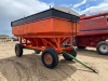 Killbros 500 bushel gravity box w/roll tarp w/JD Wagon (F102) - 2