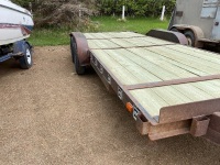 2010 18' Aztex Utility Trailer, Black, 4ZBCH2189AF000608, Owner: Nutrien Ag Solutions (Canada) Inc, Seller: Fraser Auction______ *** TOD, SAFETIED*** F103