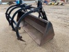 NH 7514 Front End Loader w/9' bucket grapple (Off NH 8670 Tractor - NOT off Super Steer tracotr, brackets, bolts) F105 - 2