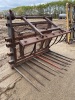 6' JCB mount manure fork w/ grapple F113 - 4