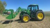 JD 6400 MFWD 85HP tractor with JD 640SL loader, 8707hrs showing, s/nL06400V150207 - 2