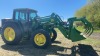 JD 6400 MFWD 85HP tractor with JD 640SL loader, 8707hrs showing, s/nL06400V150207 - 3