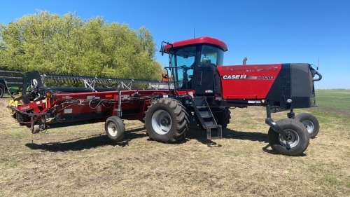 CaseIH WD1203 Swather w/ 30' DH302 header, 377 engine hrs showing, s/nYCG667127