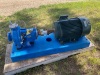 Industrial Fluid Pump w/15hp 3ph electric motor, (believe to be new?) F157 - 8