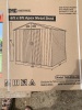 6'x 8' Metal Shed - New F114 - 2