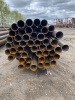 2.5" pipe. Assorted Lengths up to 24'' (new factory rejected with partial or non welded seams) approx +/-55 sticks - 2