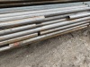 2.5" pipe. Assorted Lengths up to 24'' (new factory rejected with partial or non welded seams) approx +/-55 sticks - 7