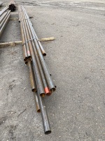 2.5" pipe. Assorted Lengths up to 24'' (new factory rejected with partial or non welded seams) approx +/-36 sticks