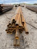 1.75" pipe. Assorted Lengths up to 25'' (new factory rejected with partial or non welded seams) approx +/-35 sticks - 2