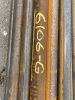 1.75" pipe. Assorted Lengths up to 25'' (new factory rejected with partial or non welded seams) approx +/-35 sticks - 5