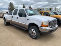 *1999 Ford F350 SD Lariat Crew Cab, 4WD drive, DSL, 324,214 kms showing, VIN# 1FTWW33F9XEE00923, Owner: William D Bickerton, Seller: Fraser Auction_____________***TOD & KEYS***