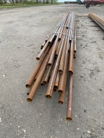 1.75" pipe. Assorted Lengths up to 25'' (new factory rejected with partial or non welded seams) approx +/-65 sticks
