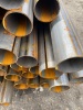 2.5" pipe. Assorted Lengths up to 24'' (new factory rejected with partial or non welded seams) approx +/-55 sticks - 8