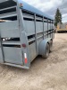 18’ t/a Livestock Trailer bumper hitch (Bushing updated) F134, Owner: Leroy S Harder, Seller: Fraser Auction___________ ***TOD*** - 10