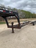 25'  Gooseneck Trailer w/ triple axles, 7000lb axles, Not complete, NO TOD - FARM USE ONLY F118 - 3