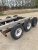 25'  Gooseneck Trailer w/ triple axles, 7000lb axles, Not complete, NO TOD - FARM USE ONLY F118 - 6