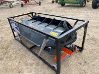 72" skidsteer mount Rotary tiller - New F114