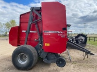 MF 2956A RND Baler w/7105 bales, s/n AGCM2956AEHR13283 (bought new 2015) F143 ***monitor - office shed***