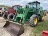 *JD 7700 MFWD Tractor w/JD 740 SL loader, 8628 hrs showing, s/n008346 F121 ***KEYS***