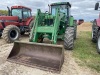 *JD 7700 MFWD Tractor w/JD 740 SL loader, 8628 hrs showing, s/n008346 F121 ***KEYS*** - 2