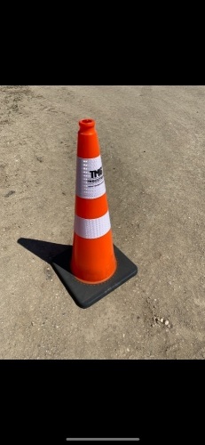 29" Reflective Traffic Cone - New F114