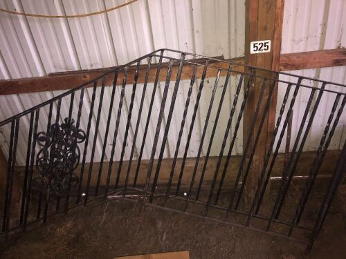 WROUGHT IRON RAILING 3 STEP-4' LANDING