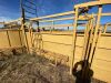 *Tuff Industries Portable cattle handling system w/squeeze chute, auto catch headgate, palp cage, ally way & crowding tub, wheel kit included - 4