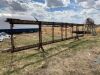 32' Freestanding Porosity fence panel (no boards)