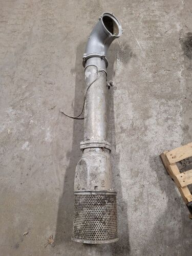 Irrigation suction. 6 inch Irrigation suction. Screen and foot valve.