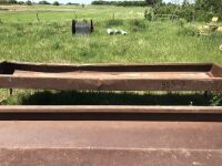 10' metal feed trough