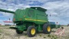 JD 9760 STS combine w/JD 914P header, 2394 threshing & 3335 engine hours showing, s/nS706478 - 7