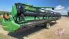 2004 36' JD 936 Draper Header w/self transport, pick-up reel, fore/aft, s/n H00936D706240 H37 - 6