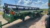 2004 36' JD 936 Draper Header w/self transport, pick-up reel, fore/aft, s/n H00936D706240 H37 - 12