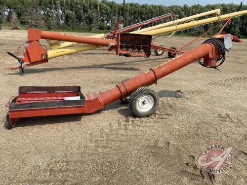 10' x 8' Westfield Hyd Transfer Auger, new tires, H52