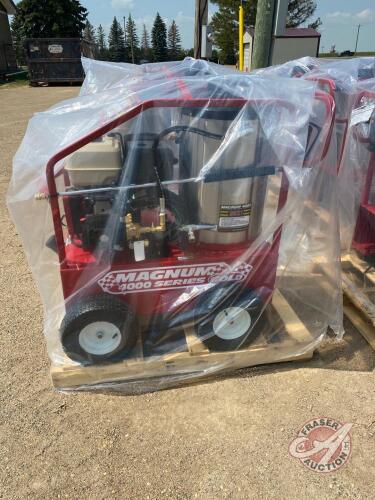 NEW Easy Kleen Magnum Gold, 4000 PSI 12V Hot Water Pressure Washer, 15 HP Gas, Totally Self Contained H40