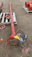 4"x 15' Westfield pencil auger w/electric motor, H53