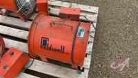 Caldwell 3/4 HP Aeration fan, Air Flow, AF12.75, s/n 76 18 26, H58