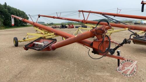 10" x 50' Farm King Swing auger, PTO, s/n9170110, H60