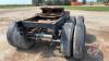 Tandem axle converter dolly w/ pintle hitch spring ride, 10.00-20 rubber- NO TOD - FARM USE ONLY, H63 - 6